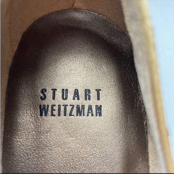 Stuart Weitzman Gabby Gold Sequin Ballet Flat - Picture 8 of 9